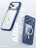 Чехол накладка iPhone 17 Pro / 18 Pro 6.3" Gurdini Alba Series Protective with Magsafe Dark Blue