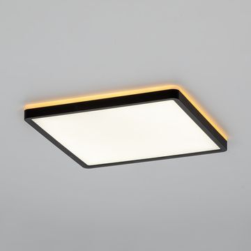 Настенно-потолочный светодиодный светильник с подсветкой 32W+8W 3000К/4000К/5500К CL748K301 чёрный Norma Citilux