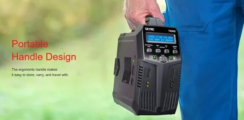 Зарядное устройство SkyRc T400Q 100W x4 12A 1-6S, 4 канала