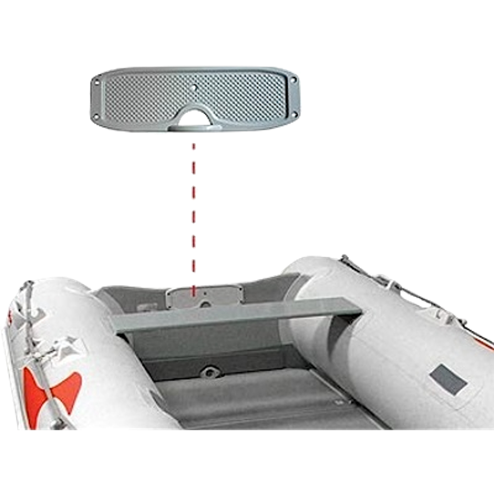 Накладка на транец Badger 305 х  95 х 23мм Пластик Чёрный Предняя