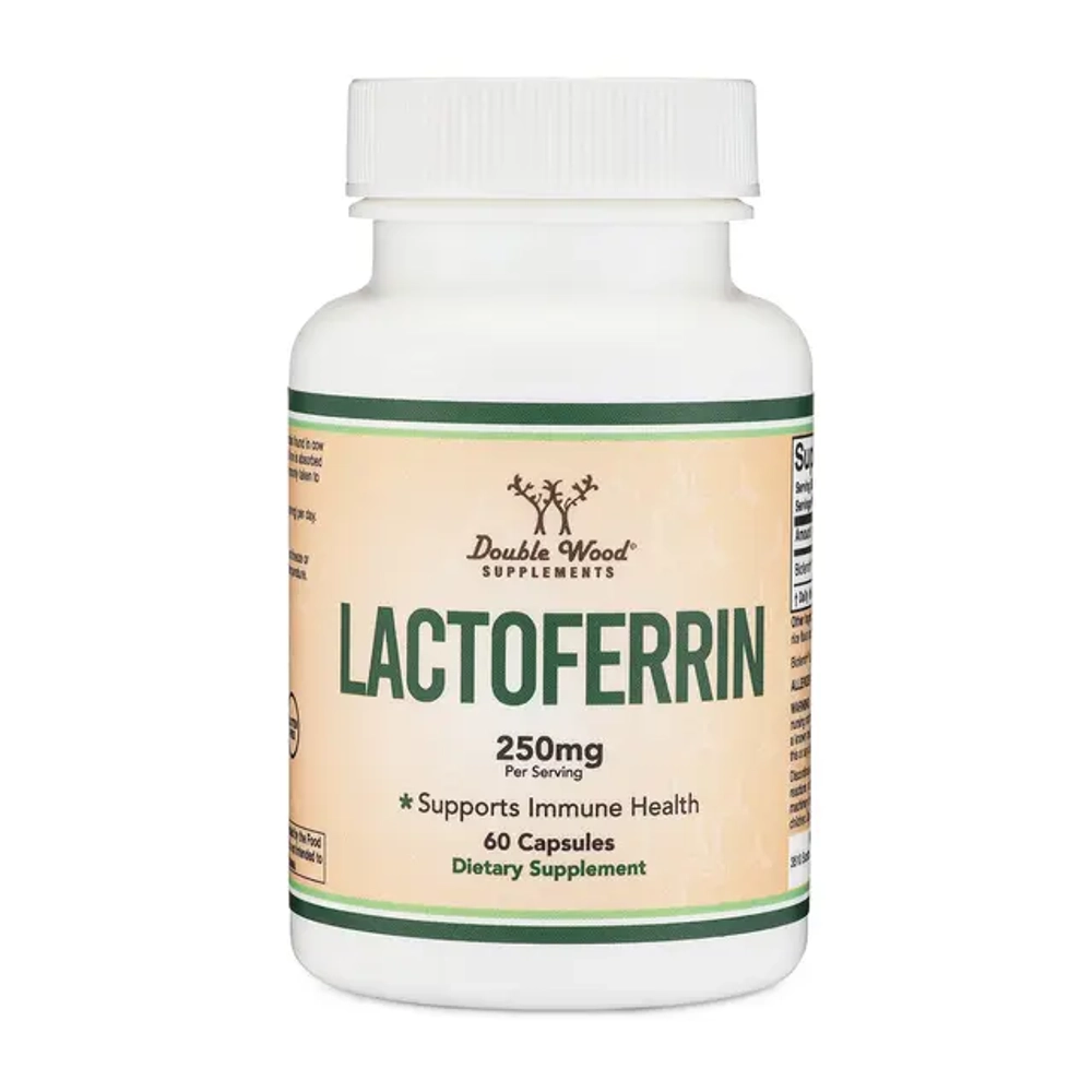 Double Wood - Lactoferrin, 250 mg 60 caps | Laktoferrin 250 mg, 60 kapsula