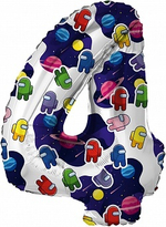 Р Цифра 4 Космонавтики 32''/81 см