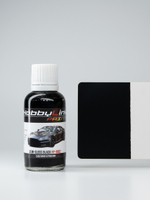 Краска лаковая HobbyLink Semi-gloss Black HP-9002
