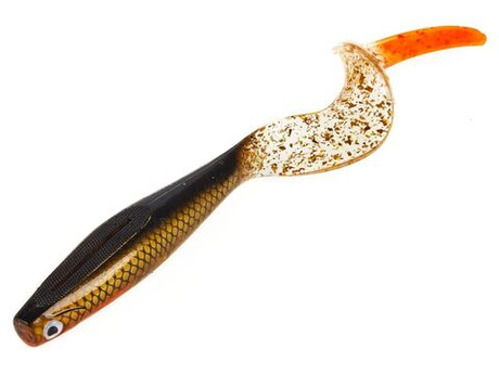 Виброхвост LJ 3D Series Kubira Fire Tail 9" (22,8 см), цвет PG42, 1 шт.