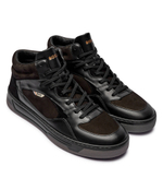 Кожаные кроссовки Baltimore_Hito_numx BOSS BLACK - черный(50529517)