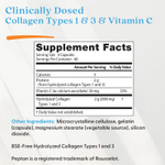 Doctor's Best, коллаген типов 1 и 3 с витамином C, 240 капсул