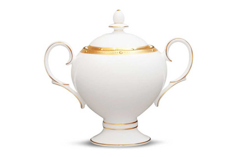 Сахарница 300мл Noritake Рочель золотой кант