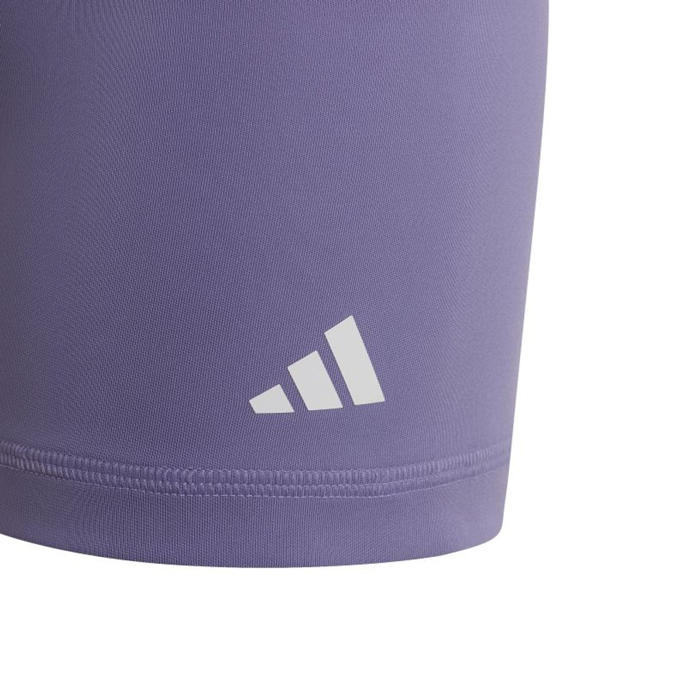 Детские шорты Adidas Girls Techfit Short Leggins - magic lilac/white