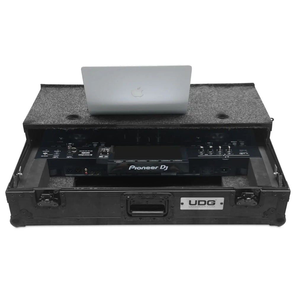 Кейс UDG Ultimate Flight Case Pioneer XDJ-RX3 Black Plus (Laptop Shelf + Wheels)