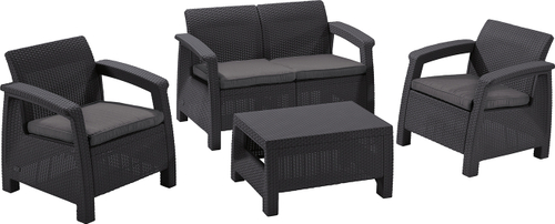 Комплект мебели Keter Corfu set графит