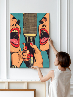Картина Двойная нота модульная 50x70см 1шт.
