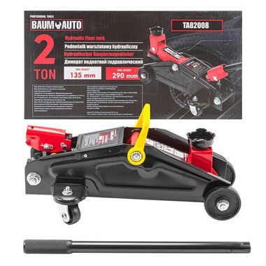 Домкрат подкатной гидравлический 2 т (h min - 135мм, h max - 290мм) Baum Auto##BaumAuto BM-TA82008