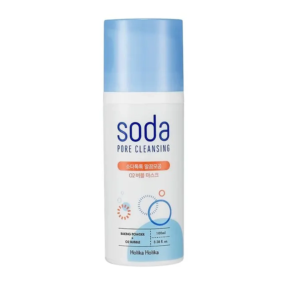 Холика-холика Пузырьковая маска для лица Soda Tok Tok Clean Pore Deep O2 Bubble Mask 100мл