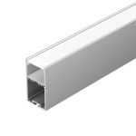 Профиль с экраном SL-LINE-3667-2500 ANOD+OPAL (Arlight, Алюминий)