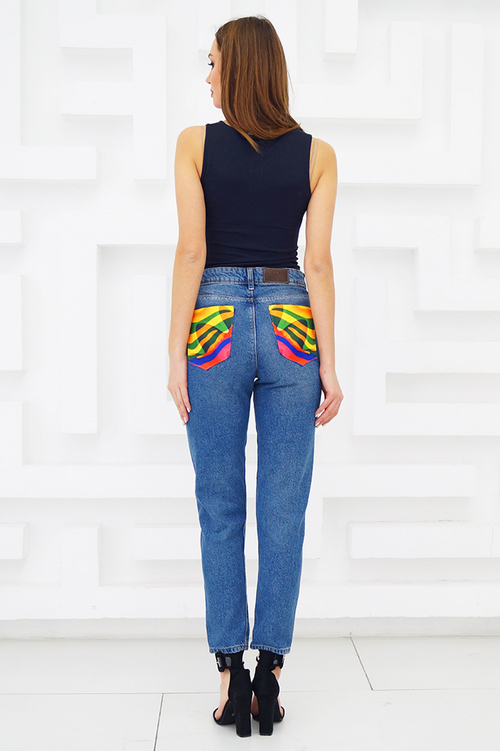 LIGVIANNI Джинсы Animal PRINT Jeans