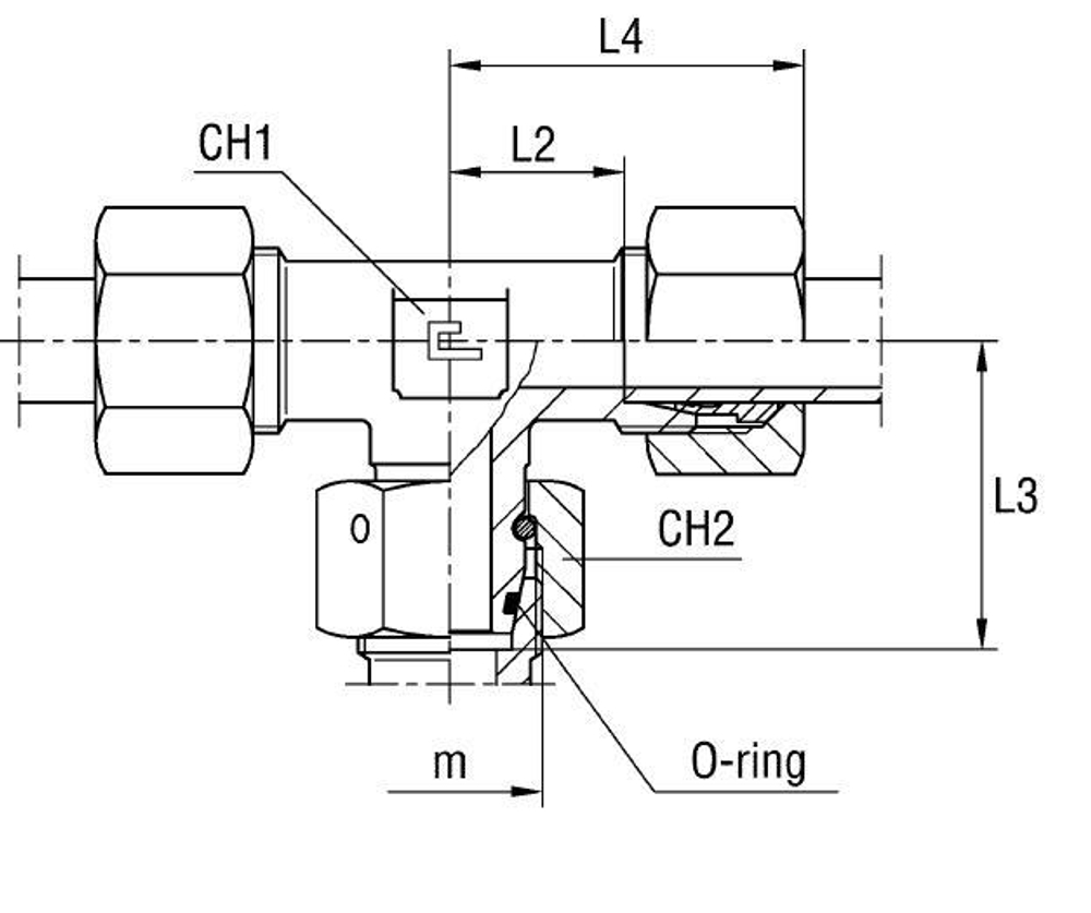 Соединение PNТ DL22 30х2 (в сборе)