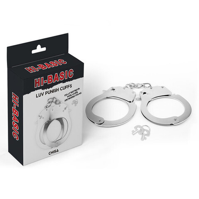 Металлические наручники Luv Punish Cuffs (Цвет: серебряный)