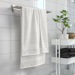 IKEA BROKGLIM  (ИКЕА БРОКГЛИМ)  -  Полотенце банное - белое 70x140 см