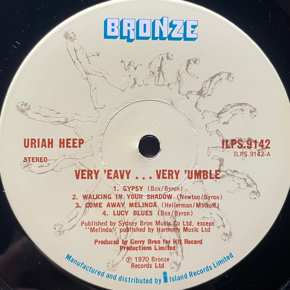 Uriah Heep ‎– ...Very 'Eavy ... Very 'Umble (Англия 1971г.)