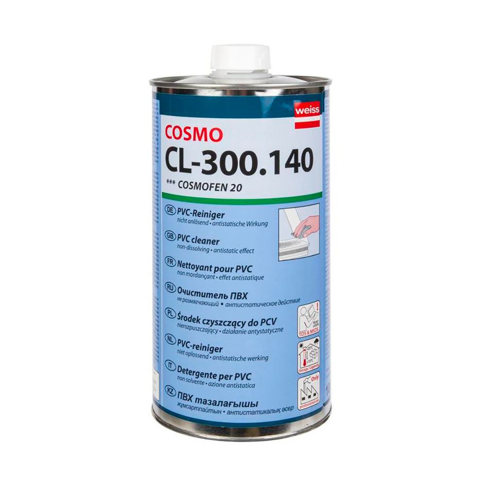 Очиститель для ПВХ Cosmo CL-300.140 (Cosmofen 20), 1 л, 219913