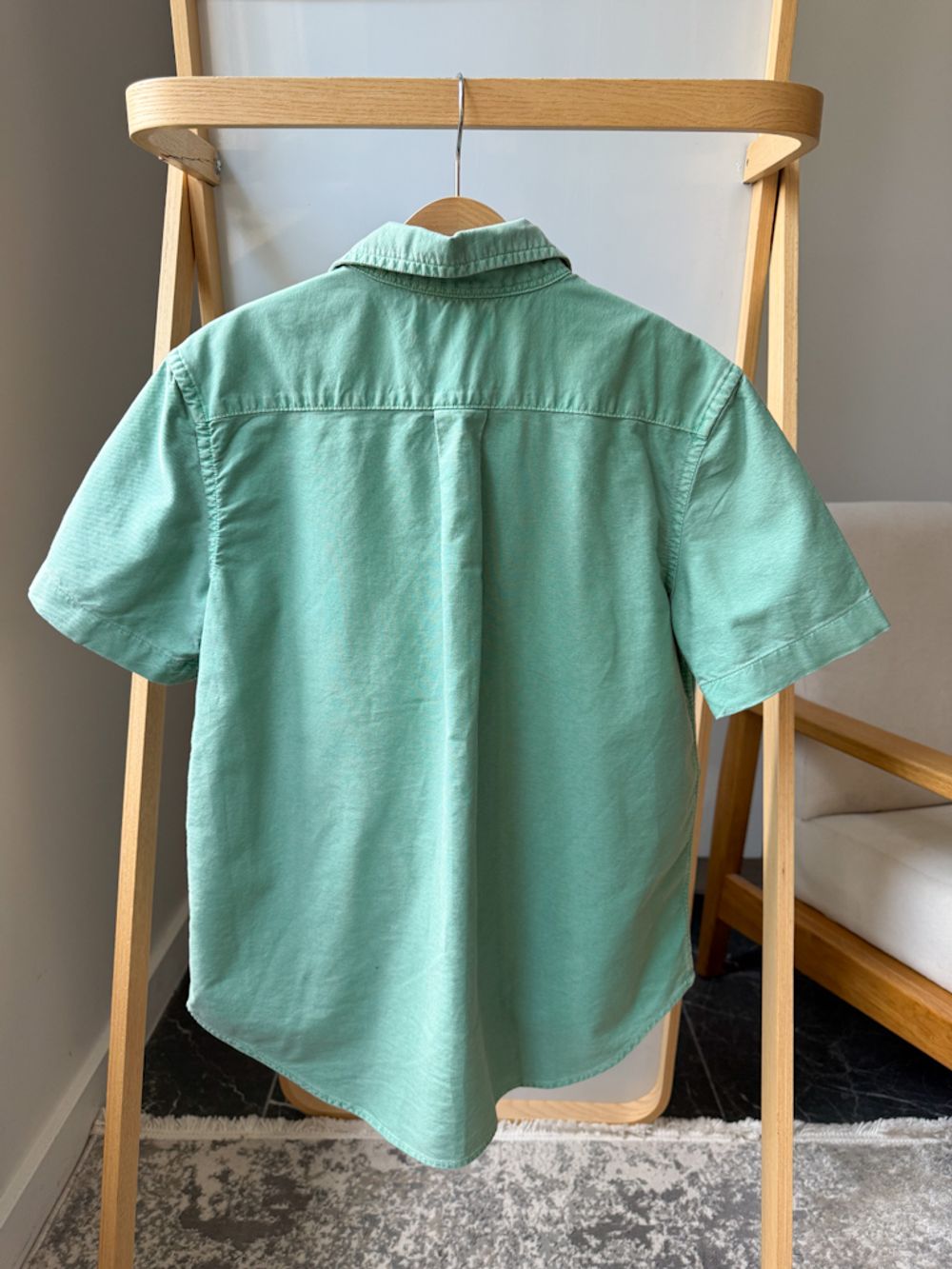 Зелёная рубашка Polo Ralph Lauren, 140