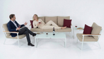 Лаунж зона Ideal Patio ФЕСТА бежевая с трехместным диваном