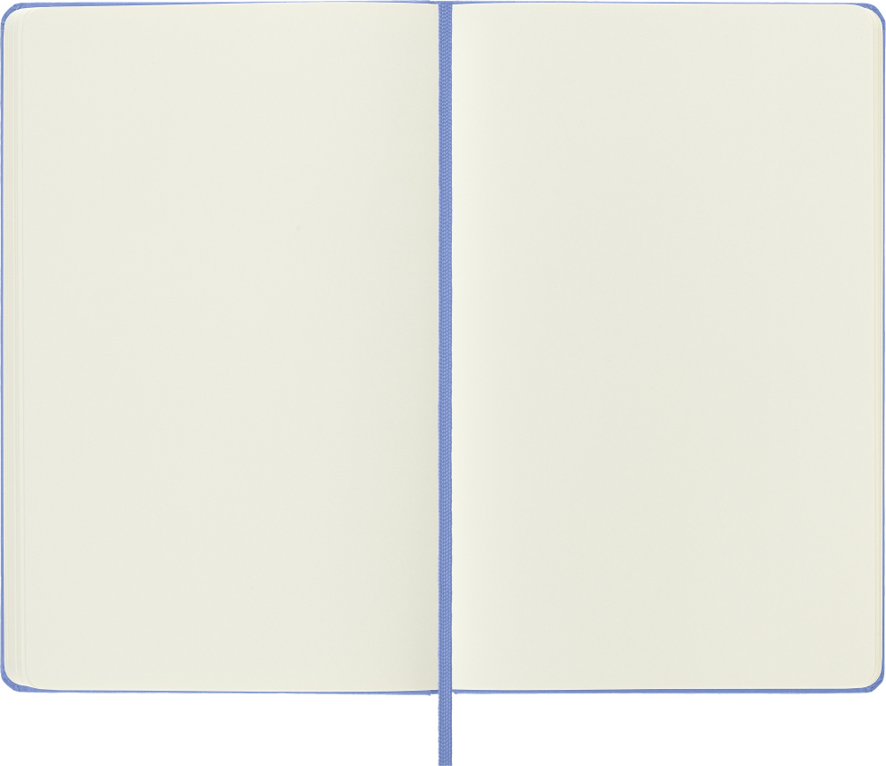 Блокнот Moleskine Classic (QP062B42) Large 130х210мм 240стр. нелинованный твердая обложка голубая гортензия