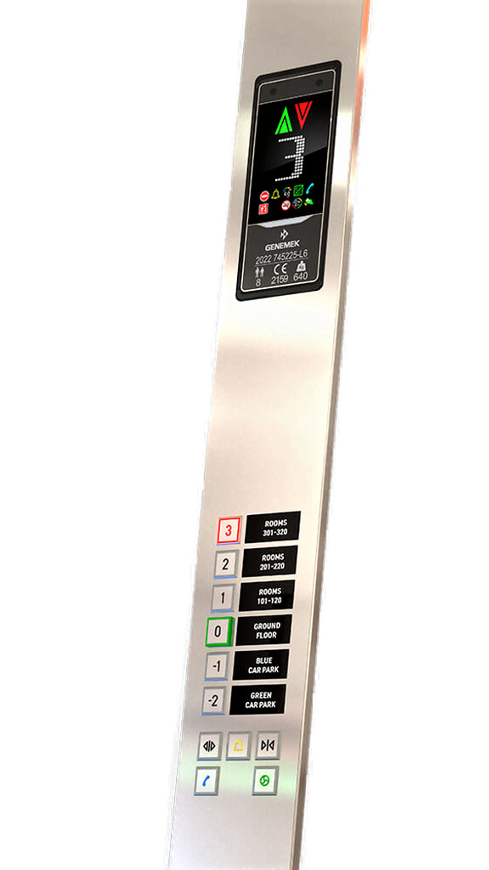 Панель приказа FUSION FS9 9316.M7VD.QD GENEMEK.