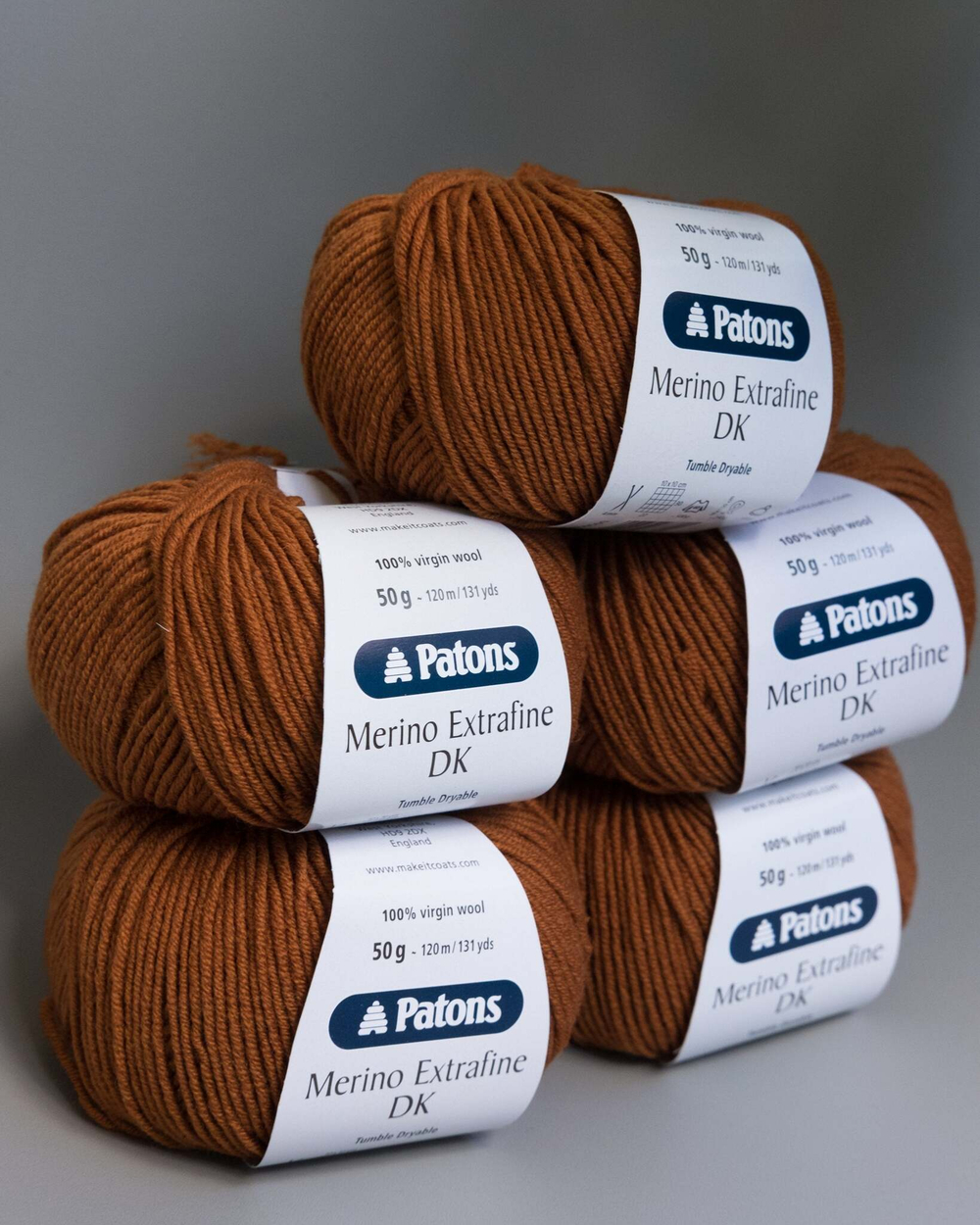-60% Merino Extrafine DK 5x50g — maroon