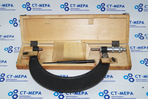 Микрометр МК-200 (175-200мм.) Цена деления 0,01мм. Кл.2 Тв. сплав. ГОСТ 6507-60 с хранения СССР