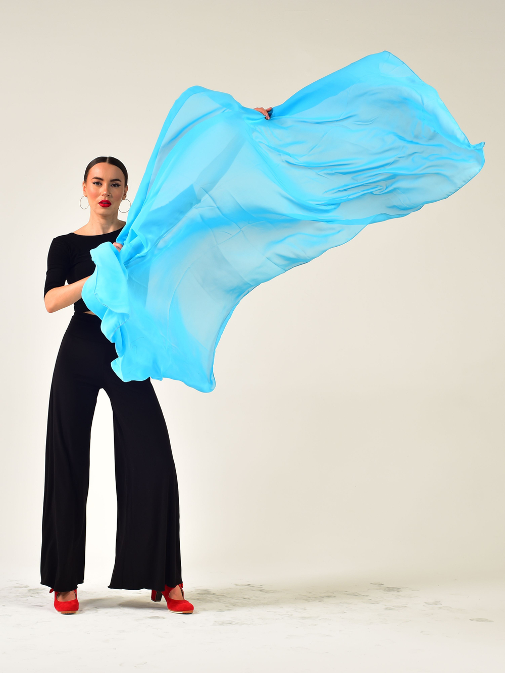 Шаль для восточных танцев Dance Every Wear SM7907 016, голубой