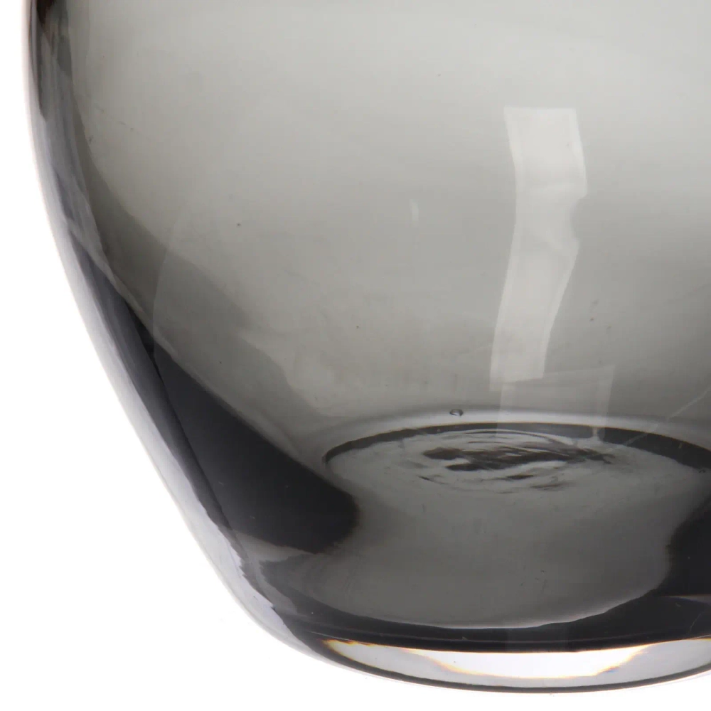 Ваза стеклянная «GREY GLASS» 14*20см
