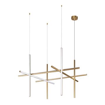 Подвесной светильник LED 60W 3000К 10393/A матовое золото Coordinates LOFT IT