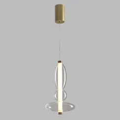 Подвесной светильник Quasar QUASAR SP10W LED TRANSPARENT Crystal Lux