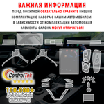 JAECOO J7 (2023) - комплект защитных матовых пленок 5 в 1. Пленка защитная ControlTek HYBRID со слоем TOP COAT. Толщина: 6 mil. (175 мкм.)