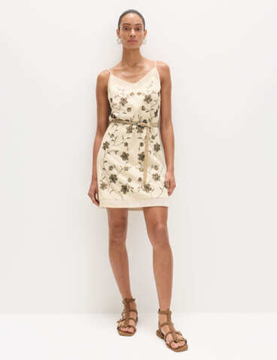 Мини-платье из чистого хлопка T42007988W - Marks & Spencer