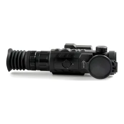 Прицел тепловизионный Longot TL342 LRF, 384x288, D42, с дальномером - вид сбоку с закрытой крышкой