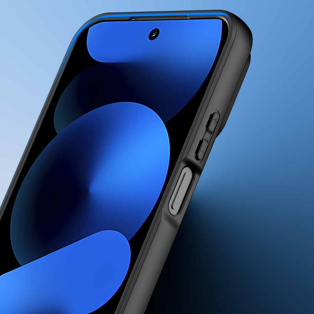 Чехол усиленный защитный с черными рамками для Huawei Nova 16s и Nova 16, серия Aimo Series от Dux Ducis