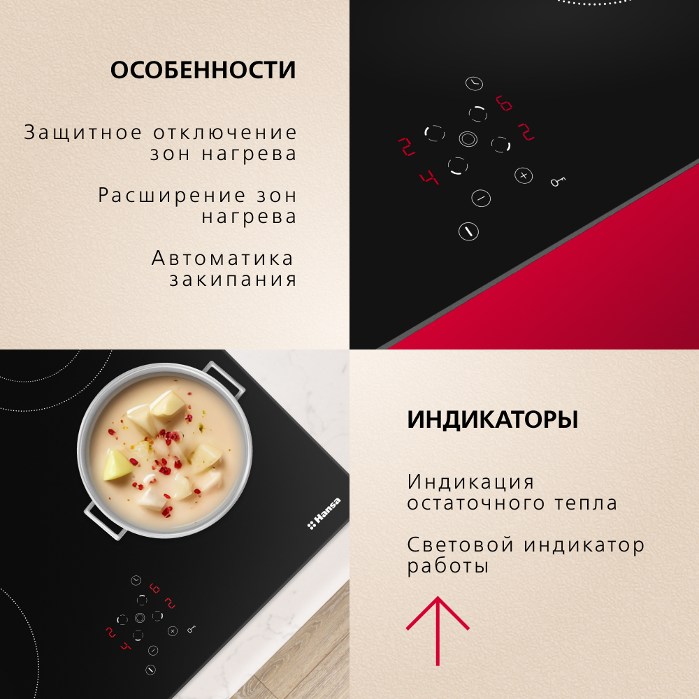 Электрическая панель Hansa BHC96508