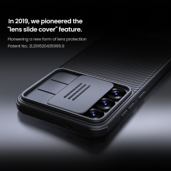 Чехол с защитной шторкой для камеры от Nillkin на Samsung Galaxy S25+ Плюс, серия CamShield Pro Case