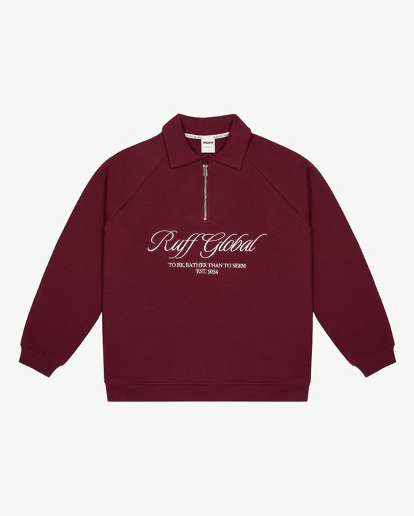 Толстовка Halfzip Sport Jacket Burgundy - фото 5