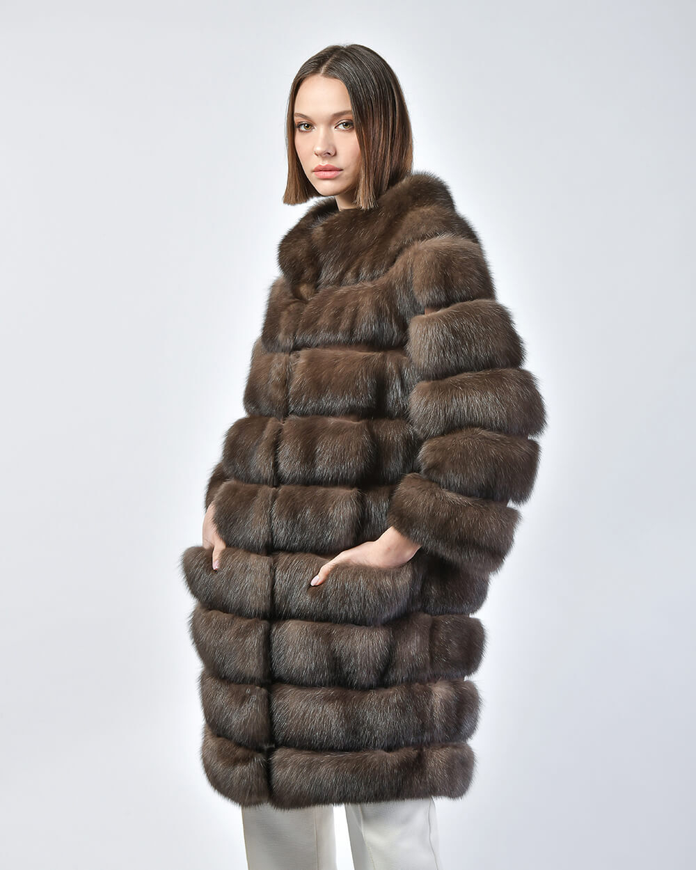 Шуба из меха соболя