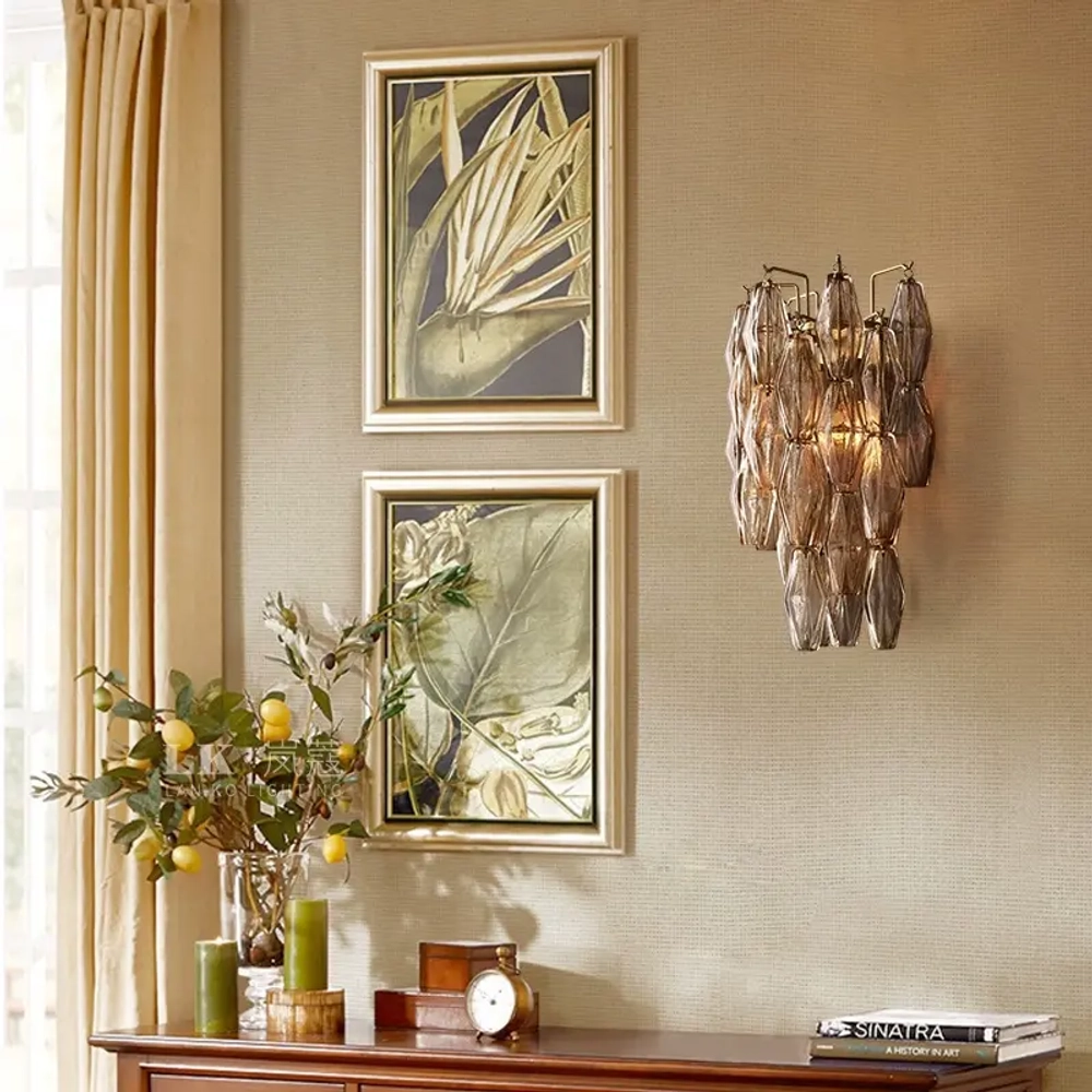 Wall design lamp Murano