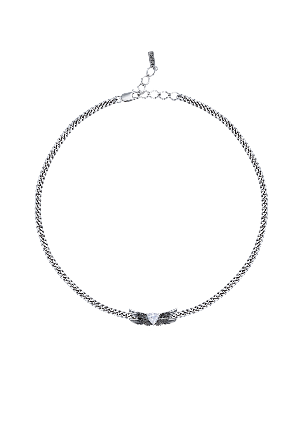 necklace_open your heart_silver_white_1_однотон
