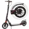 Складной двухколёсный самокат Micar Storm Pro 200 мм с двумя амортизаторами и ручным дисковым тормозом, черный