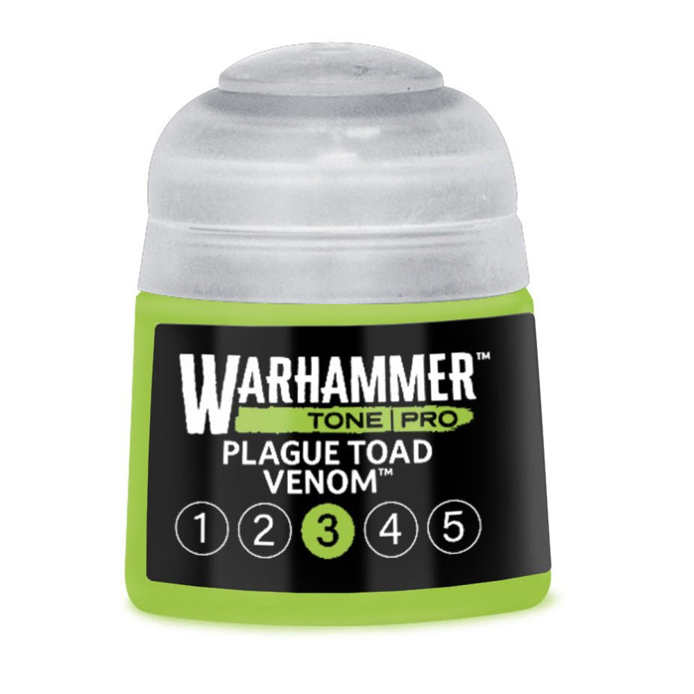 Warhammer Tone Pro Plague Toad Venom 3 — краска для миниатюр, 12 мл (20-213)