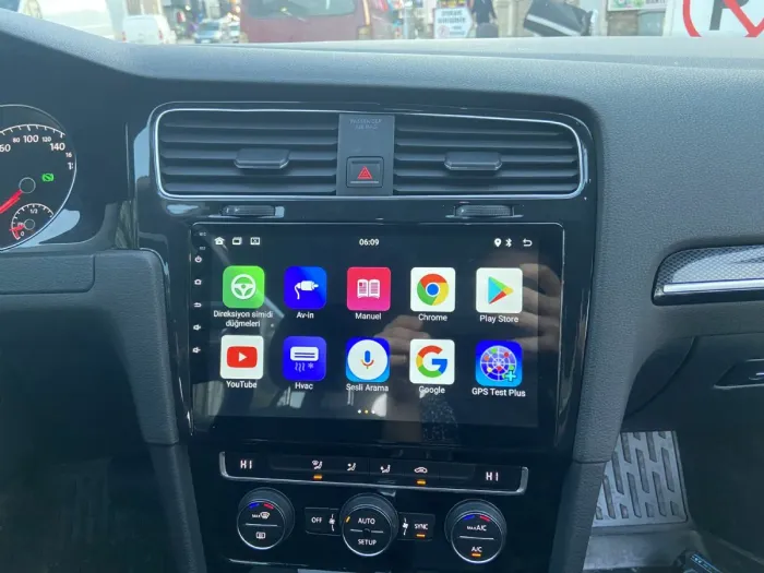 Магнитола для Volkswagen Golf 7 2012-2020 - Kuberg QLed, Android 13, Быстрейшая, CarPlay, SIM-слот
