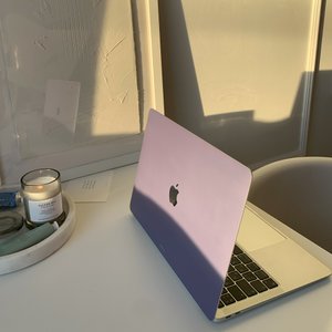 Виниловая наклейка PURPLE для MacBook