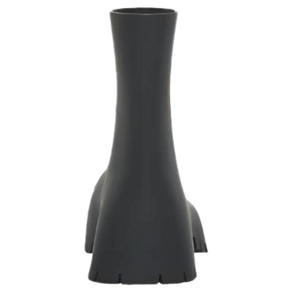 Balenciaga 50mm Trooper Rubber Boots "Black"