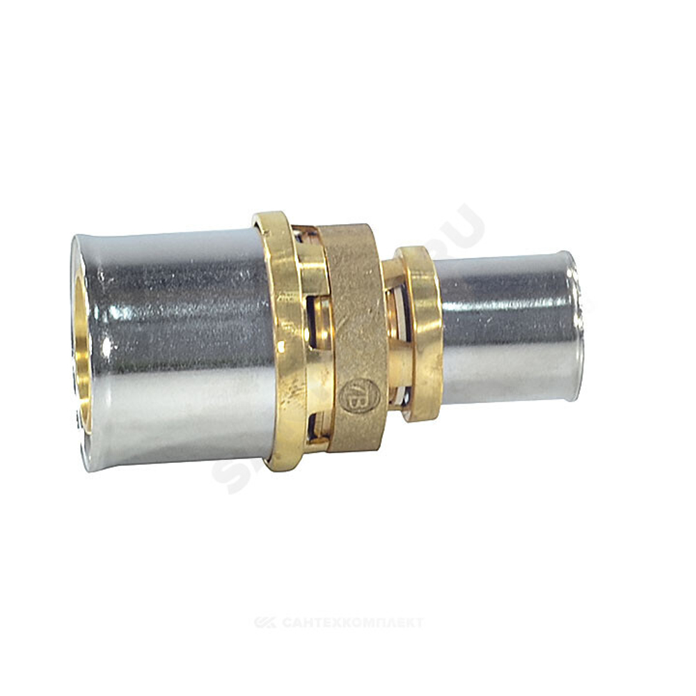 Муфта переходная для МП/PE-X труб латунь пресс Дн 20х16 RM103 Giacomini RM103Y010